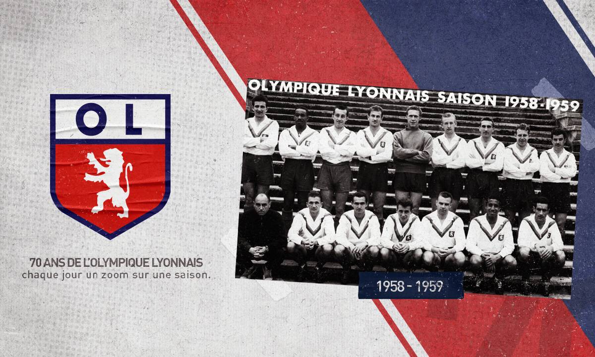 Coupure De Presse Originale Olympique Lyonnais (OL) Saison 1951/52 - Collection Vintage