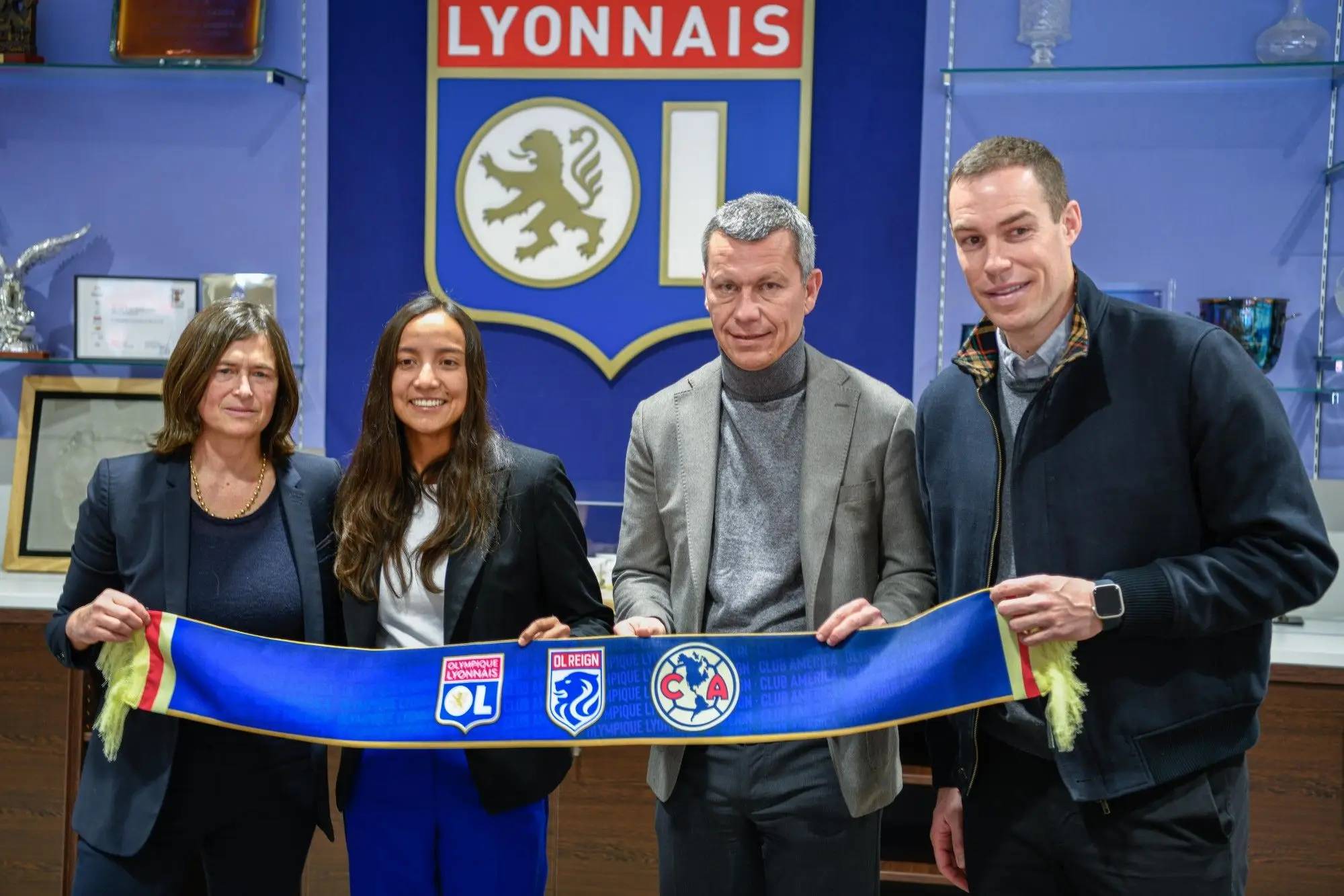 Retour sur la visite de nos partenaires OL Reign et Club America