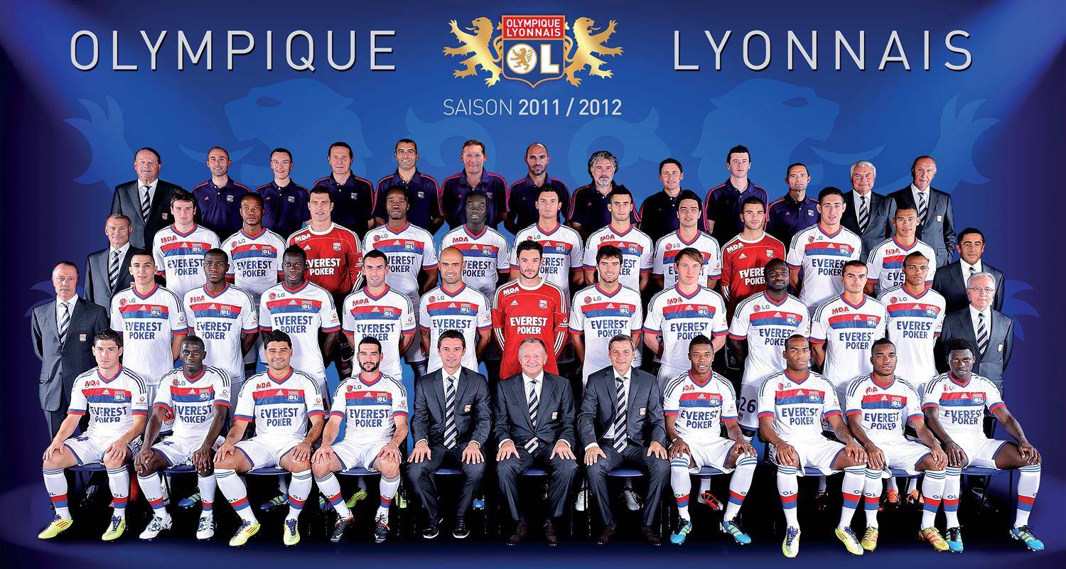 Fanion Coupe De France 2011/2012 - Lyon OL Vs US Quevilly - Football