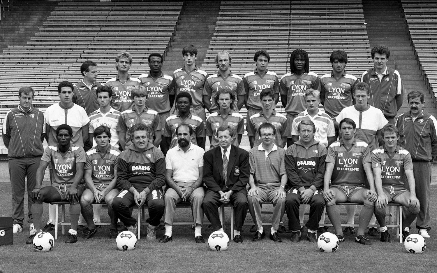 Poster / Page D'équipe OL Lyon – Saison 1986/87 – Original