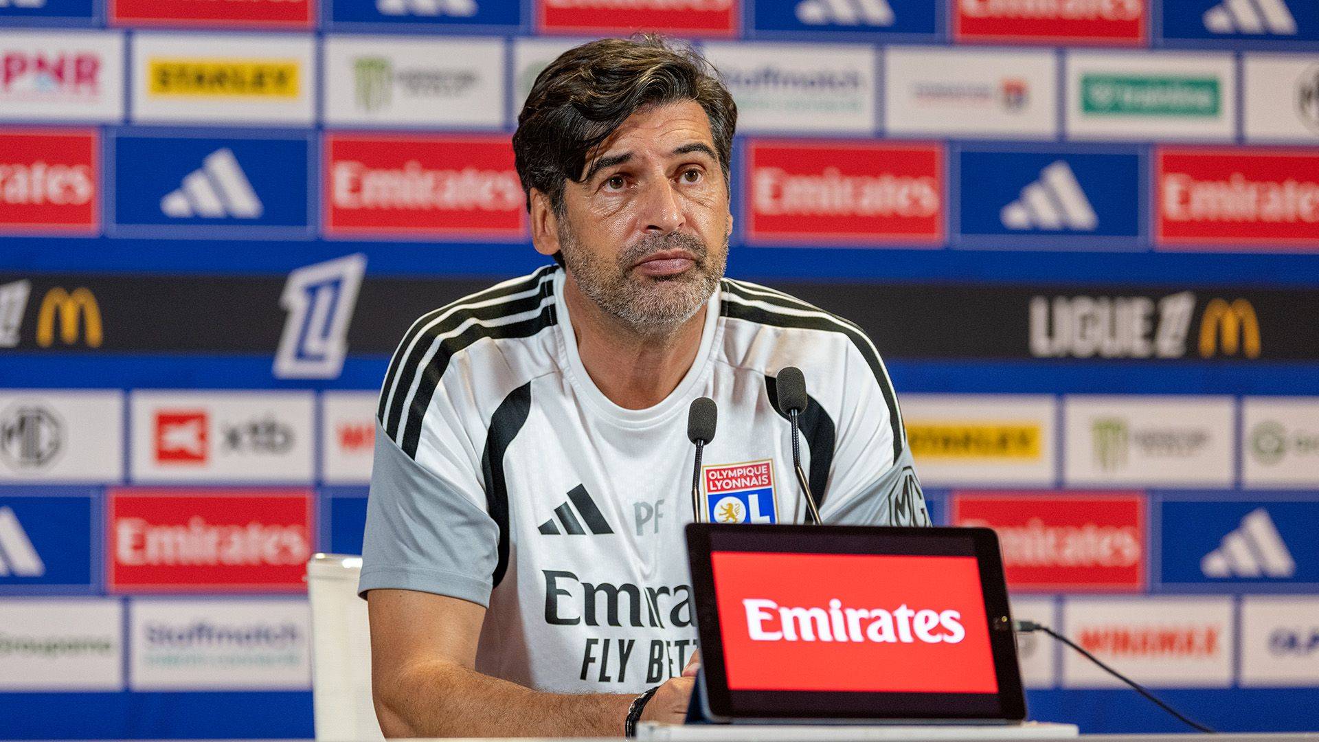 Paulo Fonseca vor dem Spiel Toulouse FC gegen OL: | 