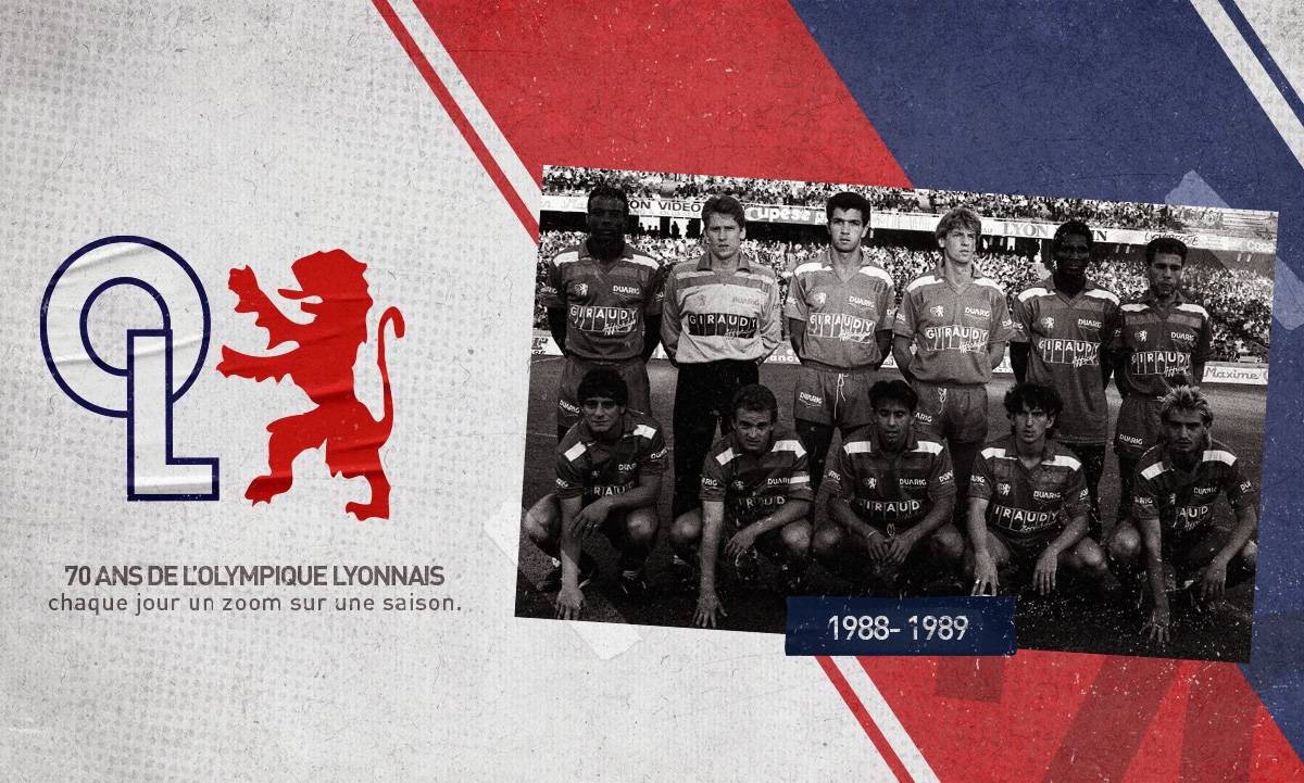rare PROGRAMME )) OL LYON V SOCHAUX - saison 1988/89 Supp. de L
